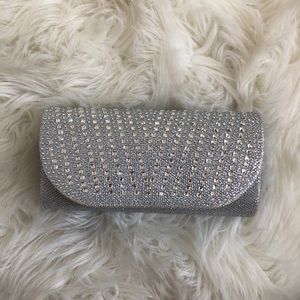 Silver clutch purse!
